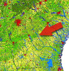 Rangemap of rediscovery site